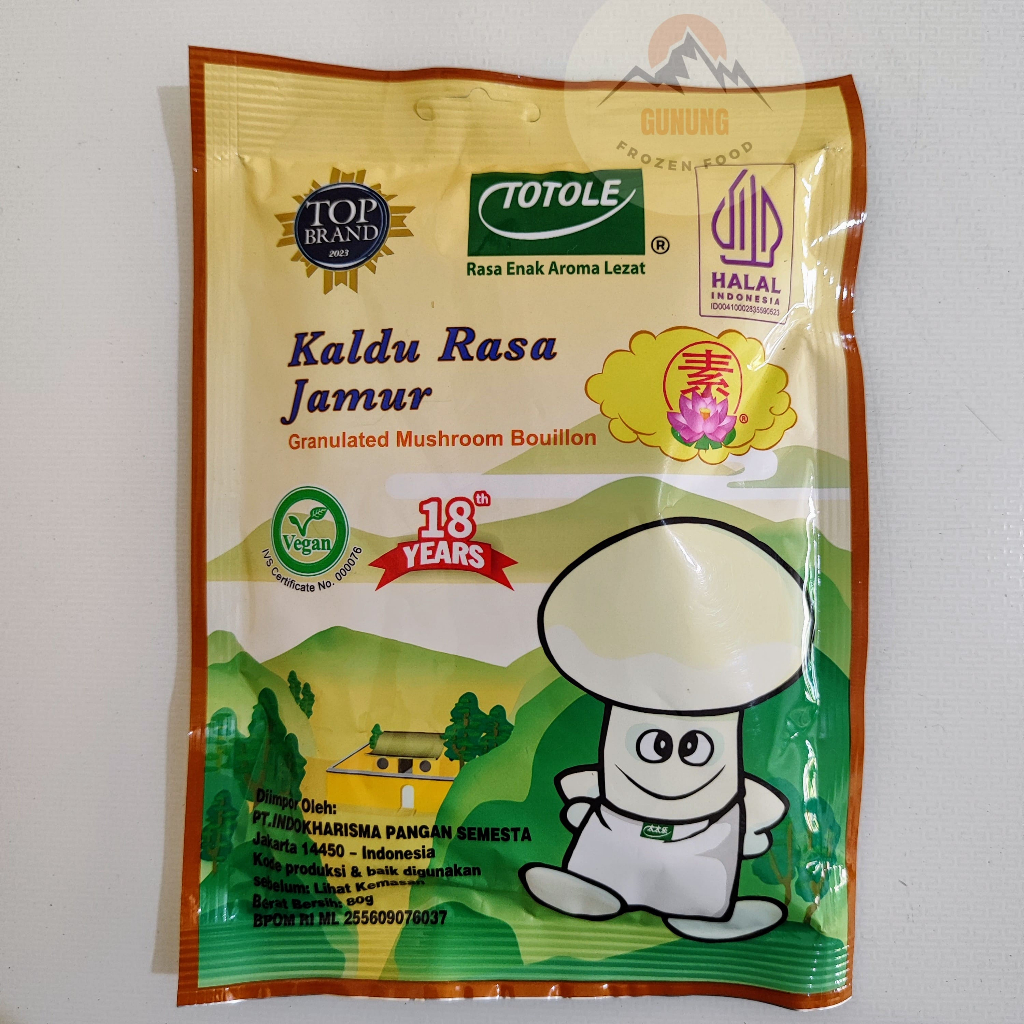 

Totole Kaldu Jamur 80gr