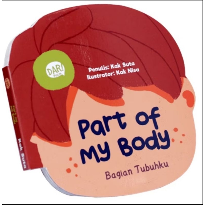 Buku Anak Boardbook || Part of My Body (BBW - Bilingual) -- Preloved