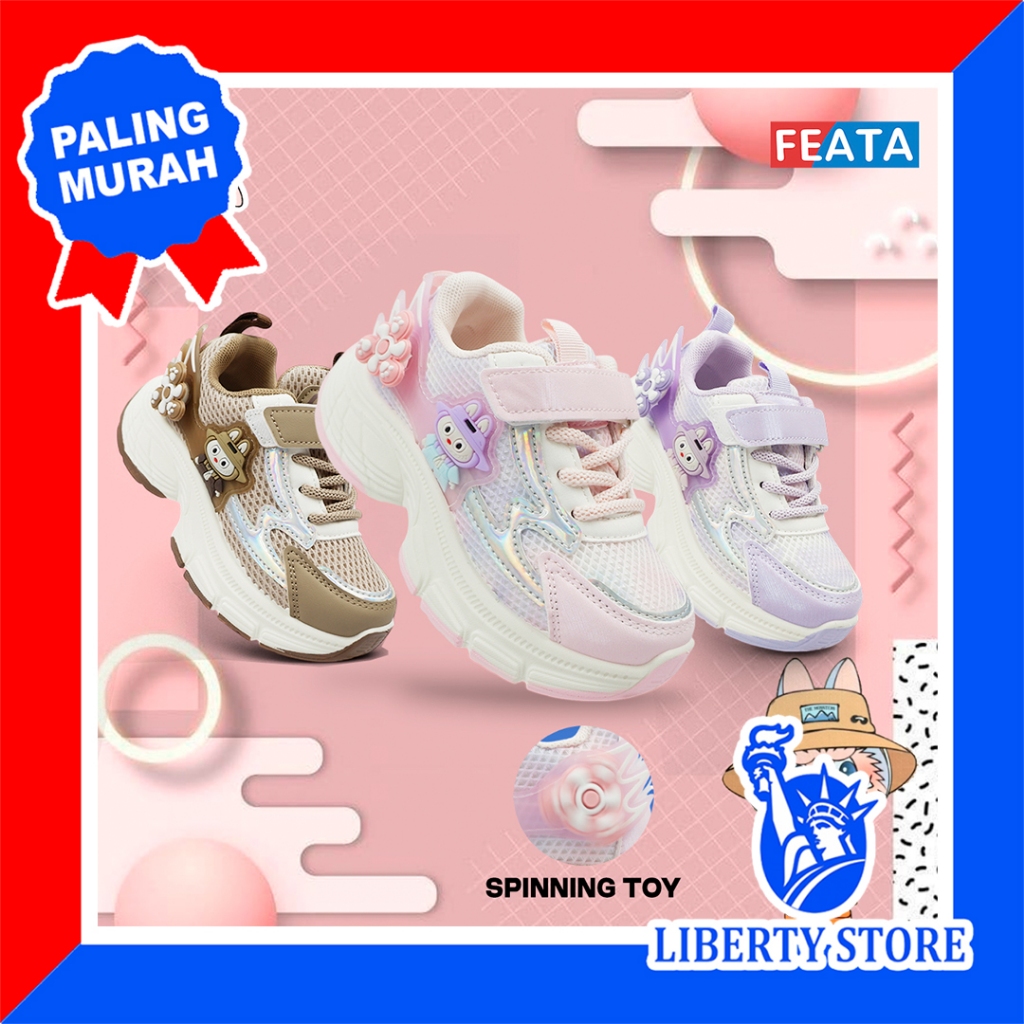 Sepatu Sneakers Anak Cowok Cewek Kekinian FEATA FTA3179
