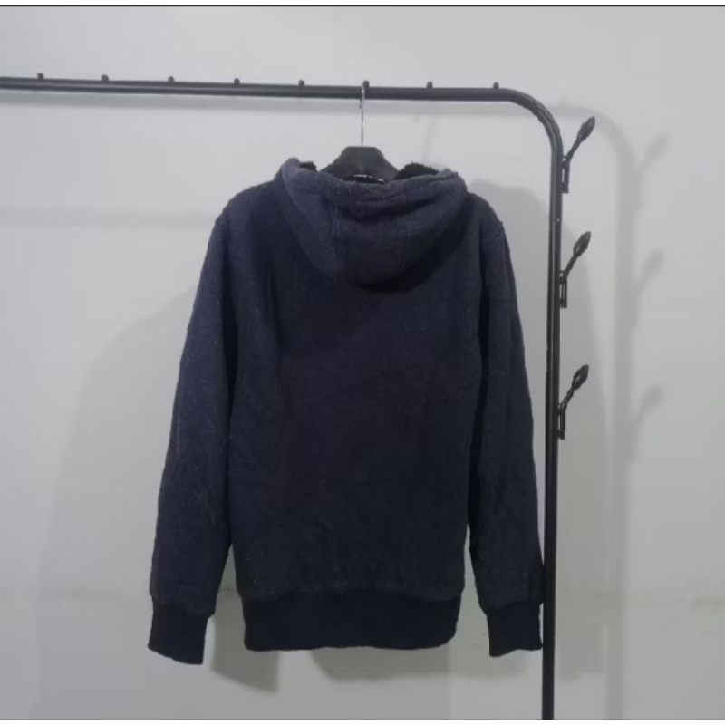 Hoodie Sherpa Tebal Bufallo original second