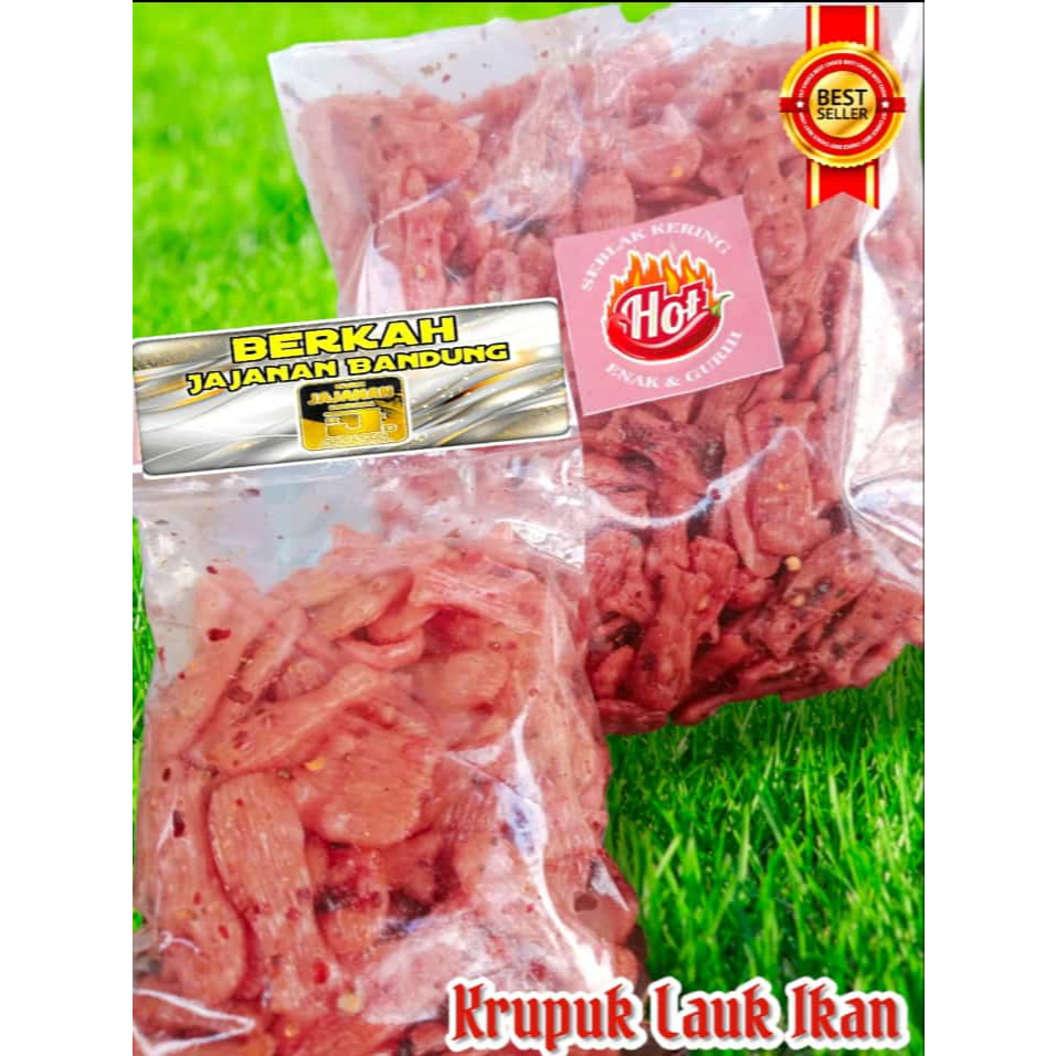 

Krupuk Ikan Kerupuk LAUK Sebring Xtra Pedas Cikruh Bojot Chili Oil Renyah Gurih 250gr TERLARIS