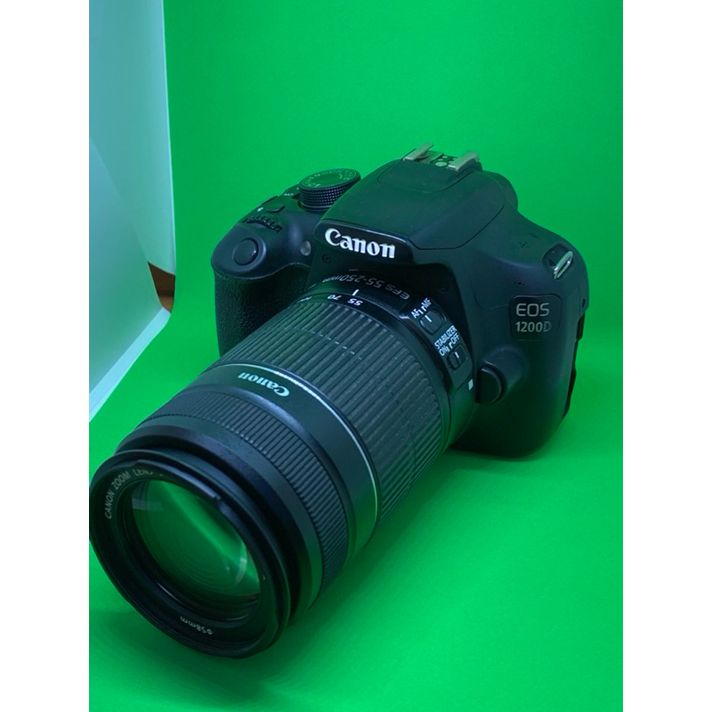 Paket Canon 1200D Lensa Tele Canon 55 250 IS II Fullset Siap pakai Tinggal jepret