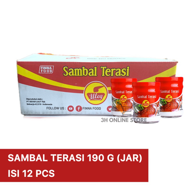 

Sambal Terasi Jar 190g (Karton)