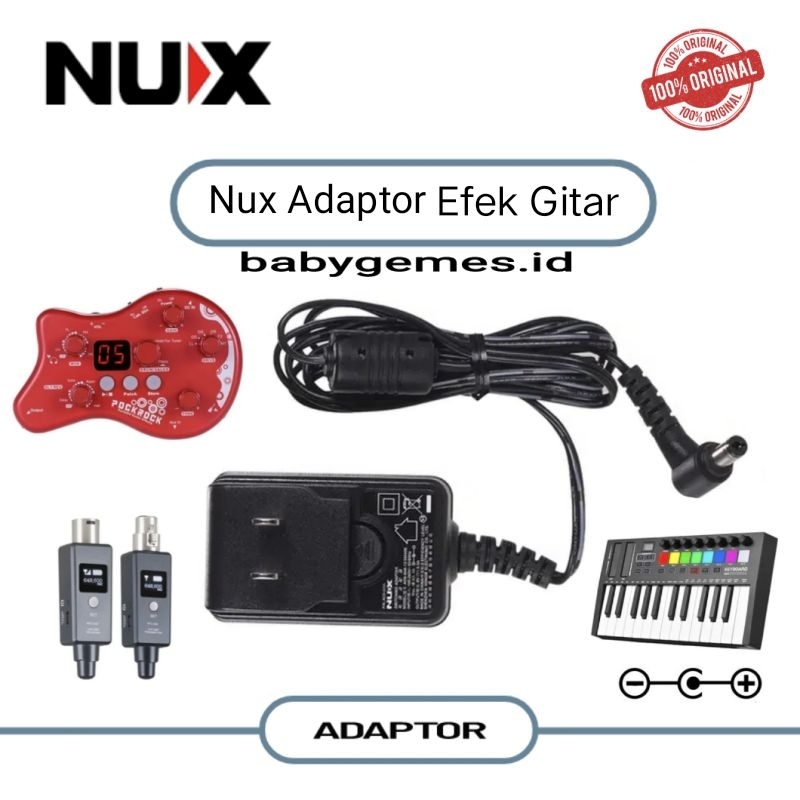 Adaptor Original untuk Pedal gitar, Amplifier gitar elektrik