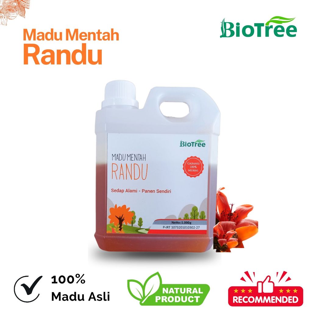 

Dunia Herba - Madu Randu Murni 1kg Raw Ceiba