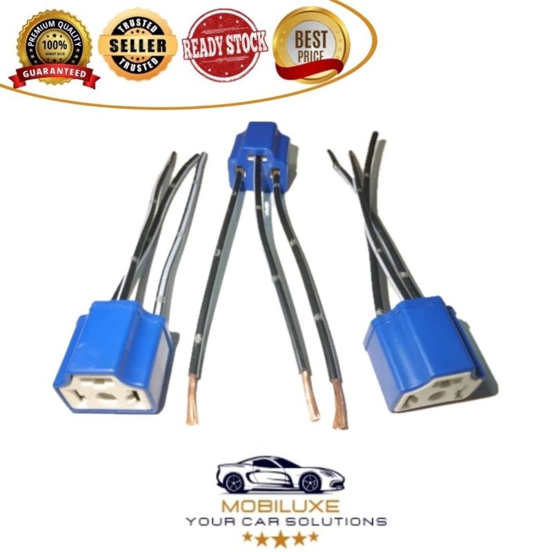 Socket Lampu H4/Socket Lampu H4 Keramik/Socket Lampu H4 Sealbeam/Soket Lampu H4 Keramik/Soket H4 Sea