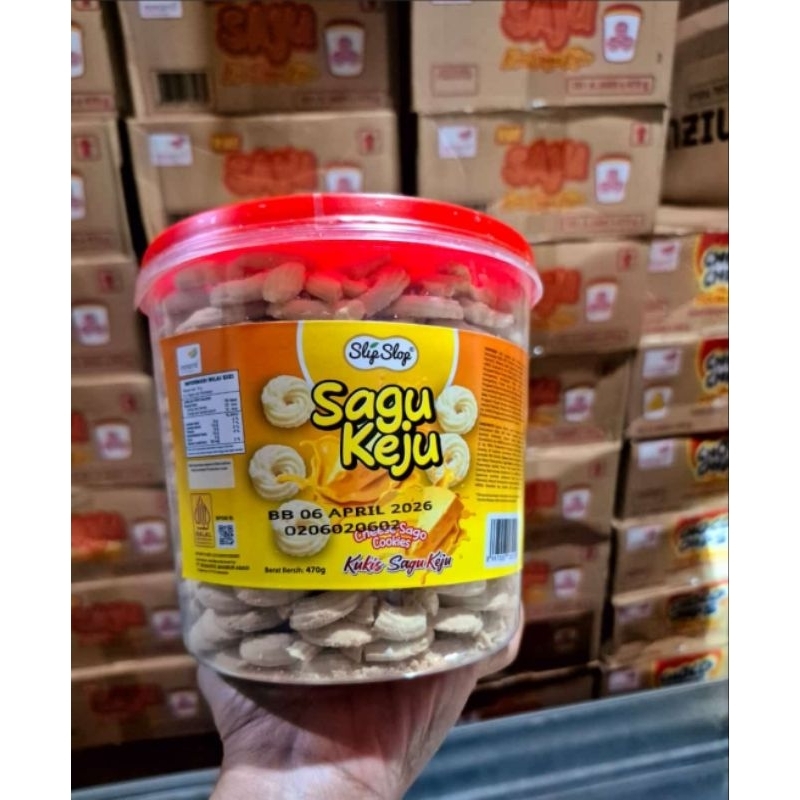 

sagu keju saju toples 700gr