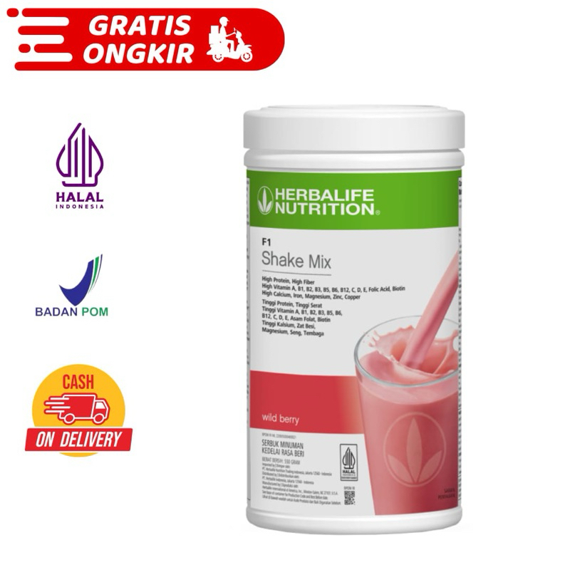 Herbalife Nutrition F1 Shake Mix Wild Berry
