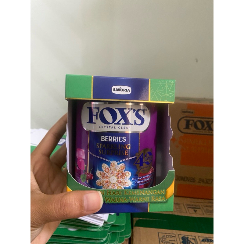 

READY STOCK PERMEN FOXS FOX'S EDISI LEBARAN/ PARCEL/ BINGKISAN EXP 2026 180GR