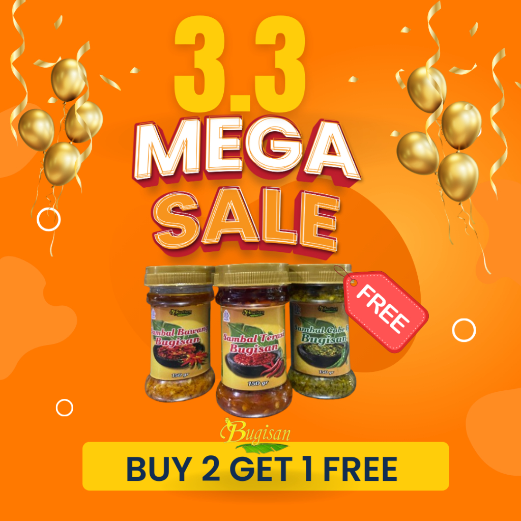 

[MEGA SALE 3.3] BELI 2 SAMBAL GRATIS 1 SAMBAL