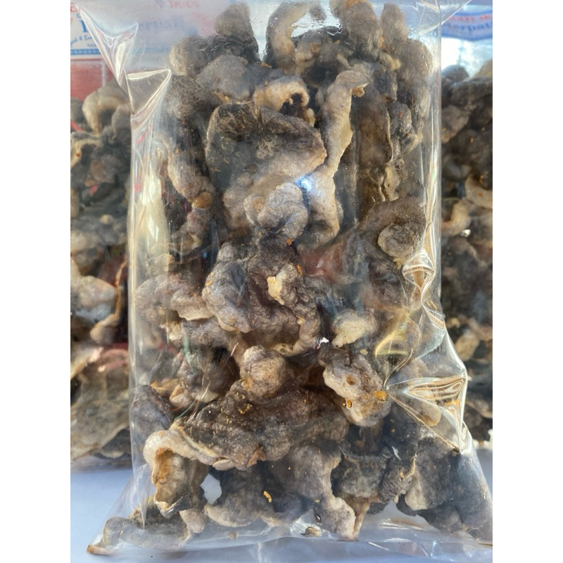 

kerupuk kulit ikan / kulit ikan kepala ( kulit ikan bagian kepala)