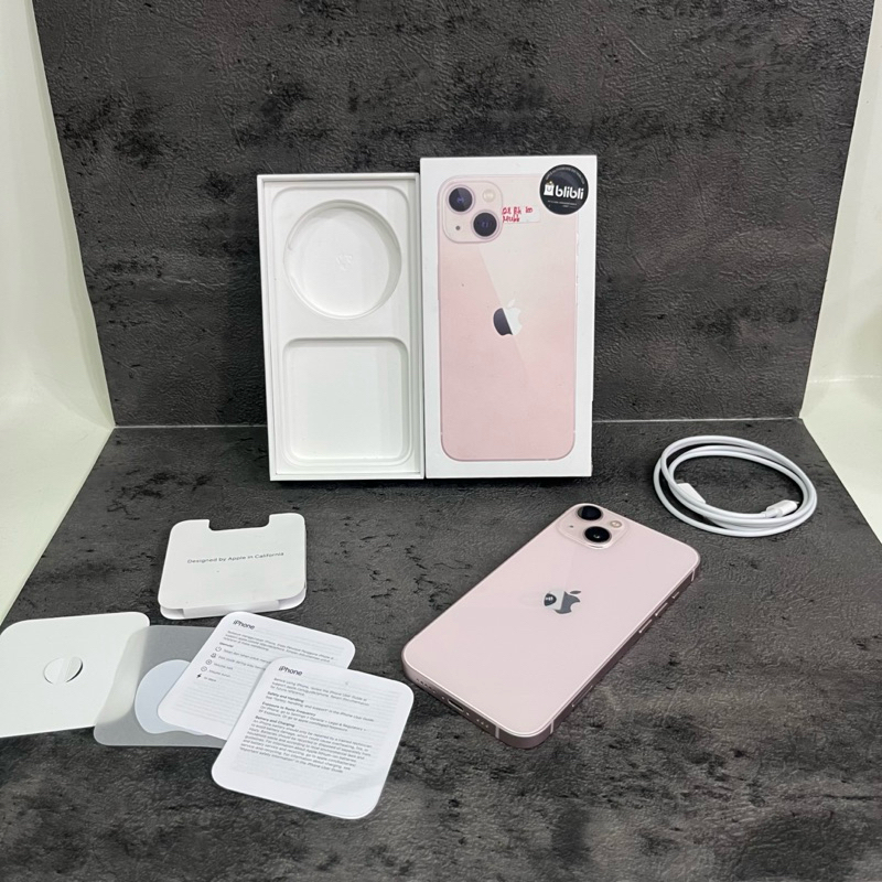 Iphone 13 128gb Ibox Fullset - Pink