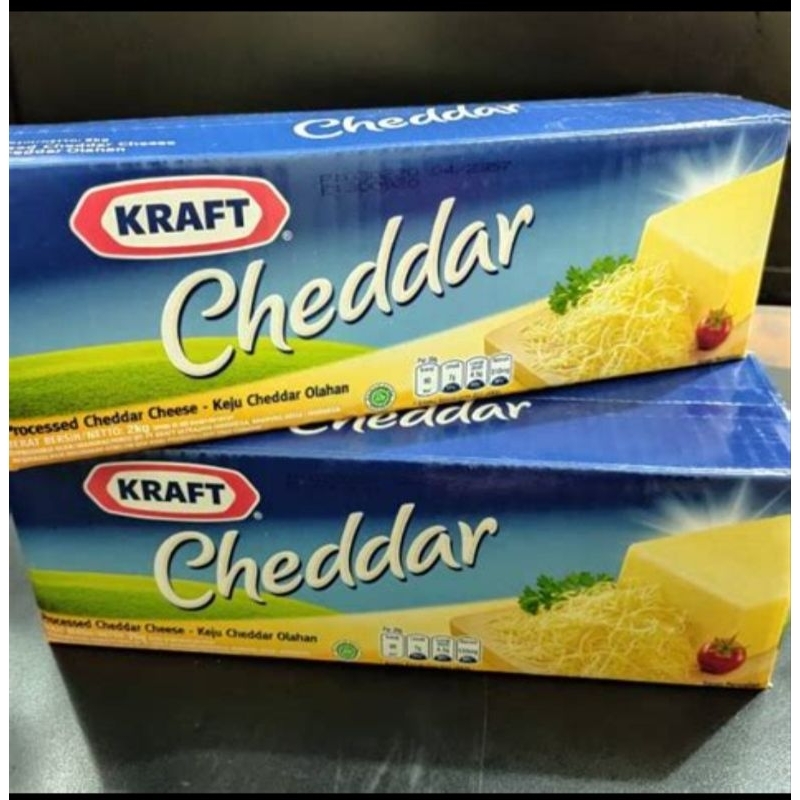 

keju Kraft cheddar 2kg