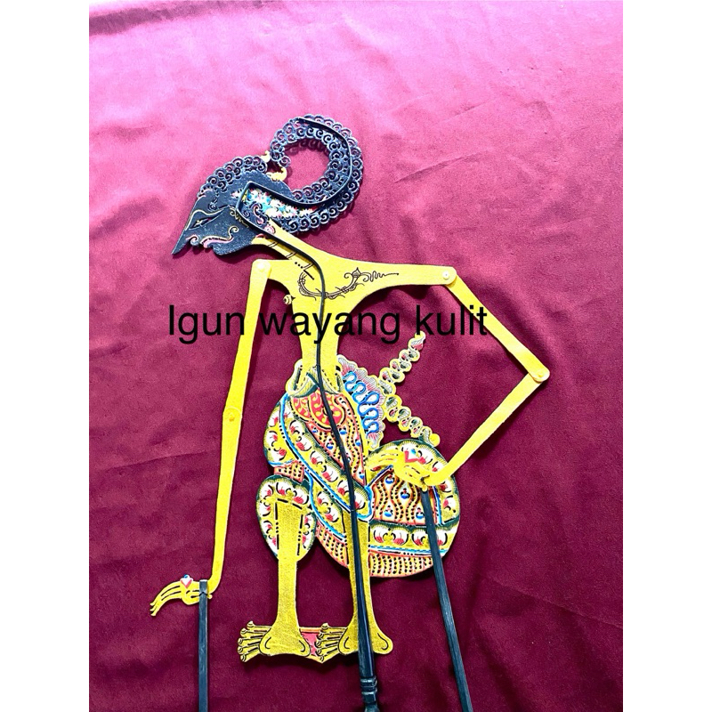 wayang kulit asli arjuna/janoko/wayang kulit murah