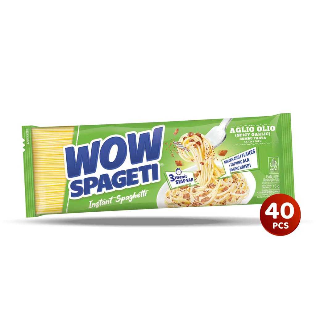 

pasta wow spageti aglio olio 1 karton
