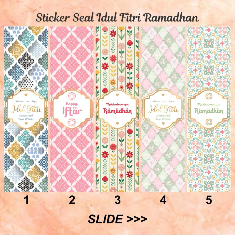 

STICKER SEGEL / SEAL / BELT IDUL FITRI RAMADHAN EID MUBARAK 011