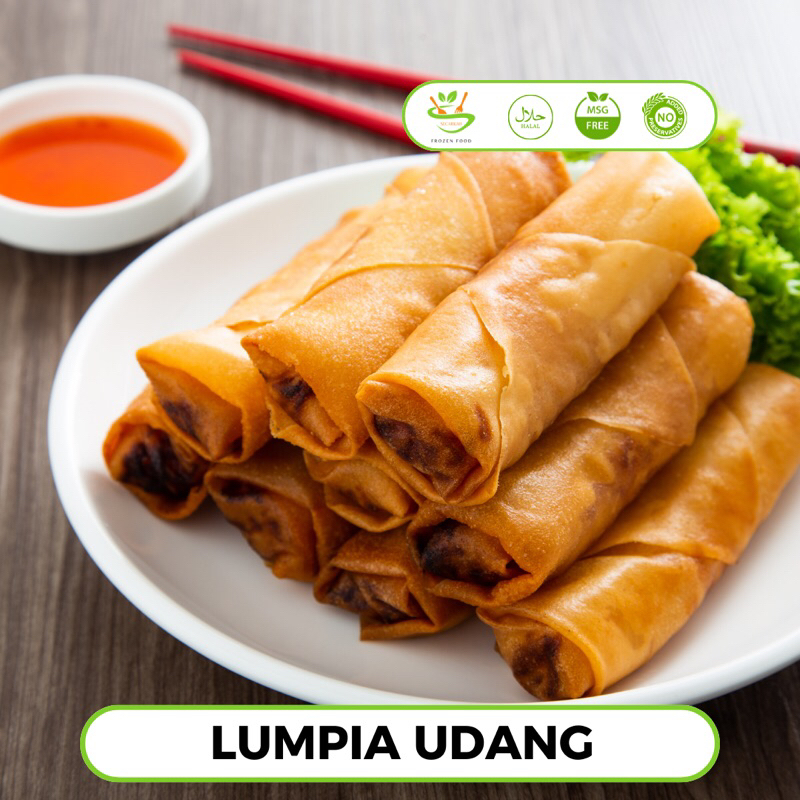 

Lumpia udang 20 pcs no msg, no pengawet - supplier HOREKA