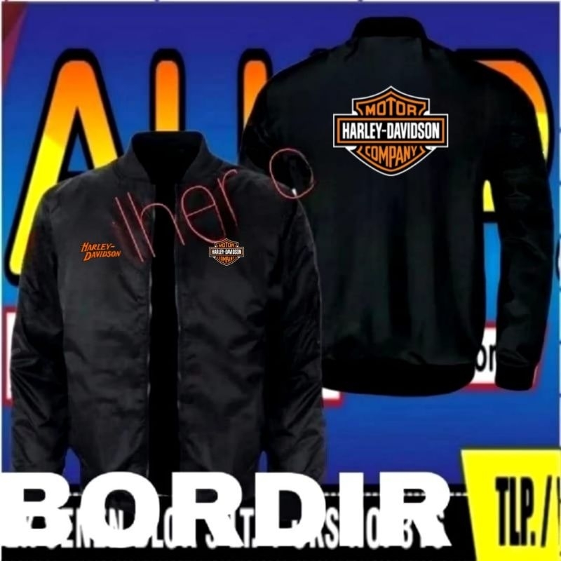 Jaket bordir Harley Davidson jaket Harley Davidson jaket bomber Harley Davidson jaket touring Harley