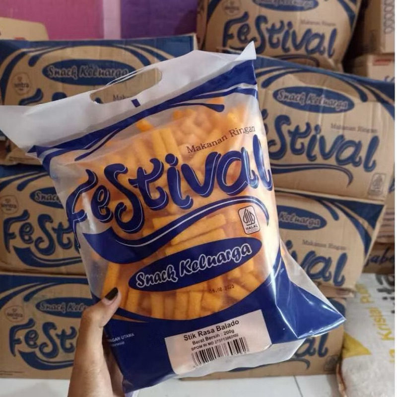

SNACK FESTIVAL 1 KARTON ISI 10 & SNACK CIKIKO 1 KARTON ISI 5