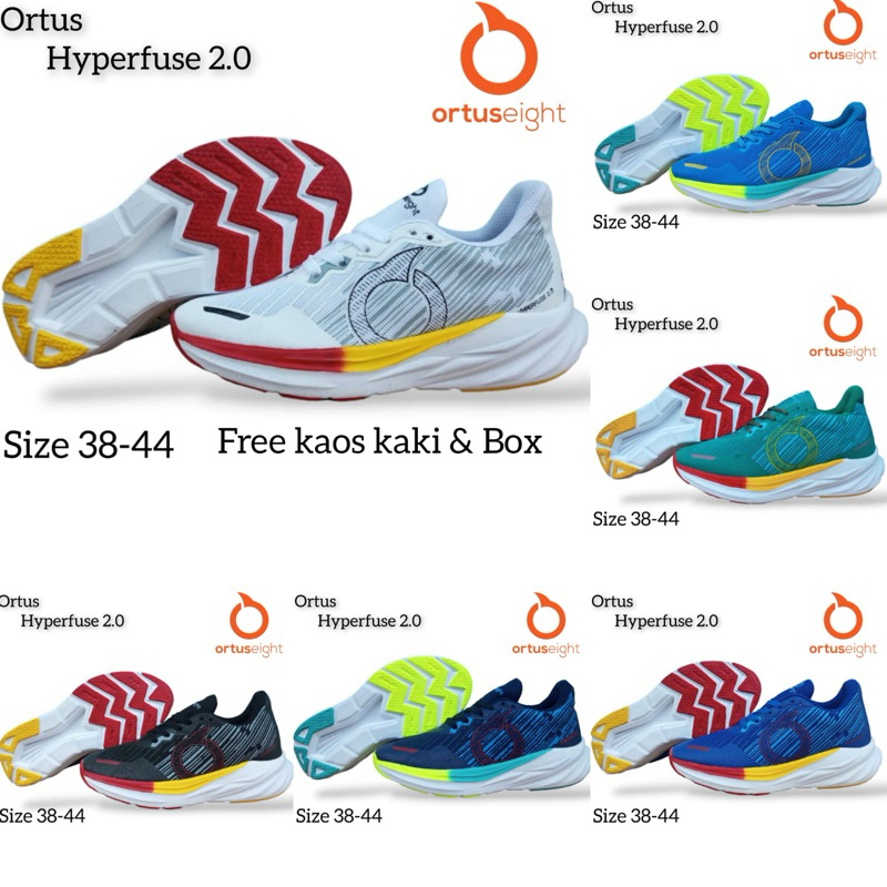 BARU- SEPATU ORTUS HYPERFUSE 2.0 SEPATU OLAHRAGA LARI ORTUS HYPERFUSE 2.0