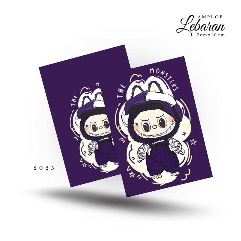 

JUMINTEN PROMO RAMADHAN ! Amplop LABUBU Lebaran Idul Fitri Premium Sedang Box isi 50pcs Angpau Motif 2025 Uang lipat 1 kali