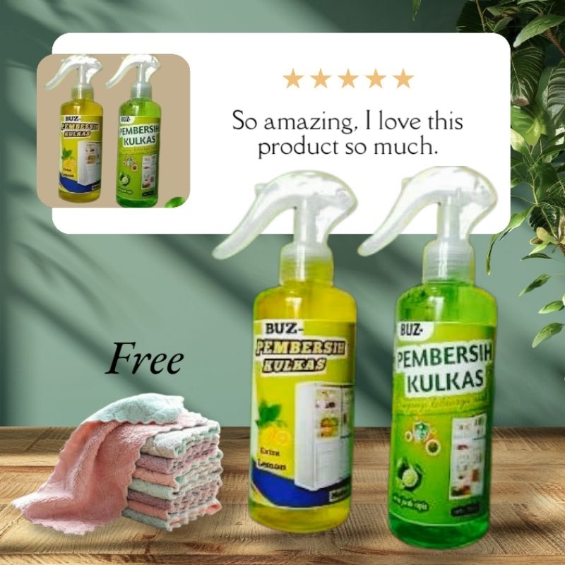 QEEN PEMBERSIH KULKAS/ pembersih kulkas/Polki pembersih kulkas/cairan pembersih multifungsi(250ml)