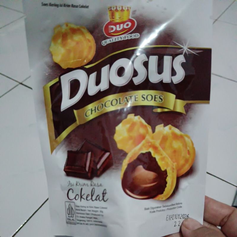 

Duosus chocolate soes pauch 30gr