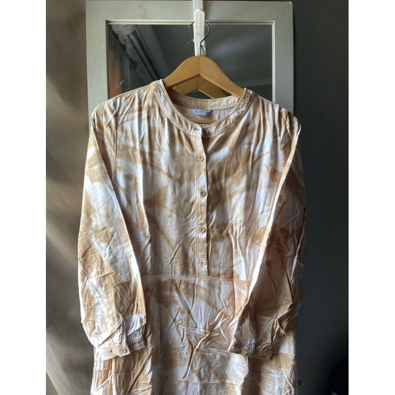 EXPAND abstract long dress