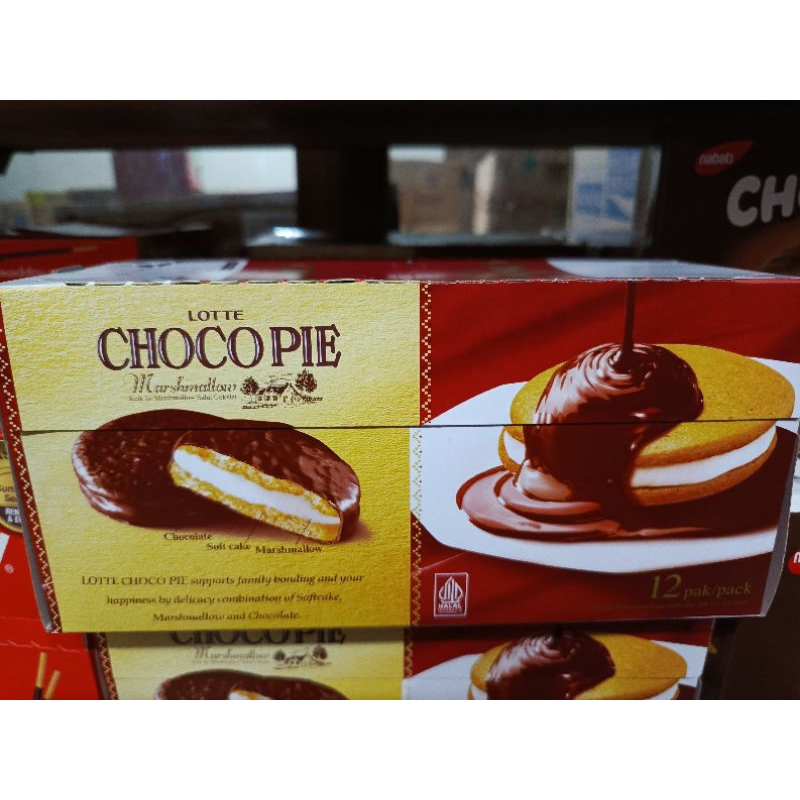 

LOTTE CHOCO PIE MARSHMALLOW ISI 12 PACK