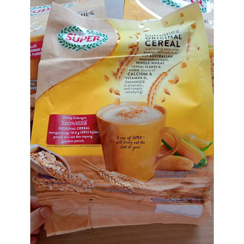 

GFD SUPER NutreMill Orinal Cereal Super Instant Cereal/ Nutritious Cereal/ sereal Ori Malaysia All