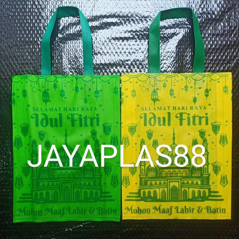 

Tas spunbond idulfitri 30x40 tas lebaran