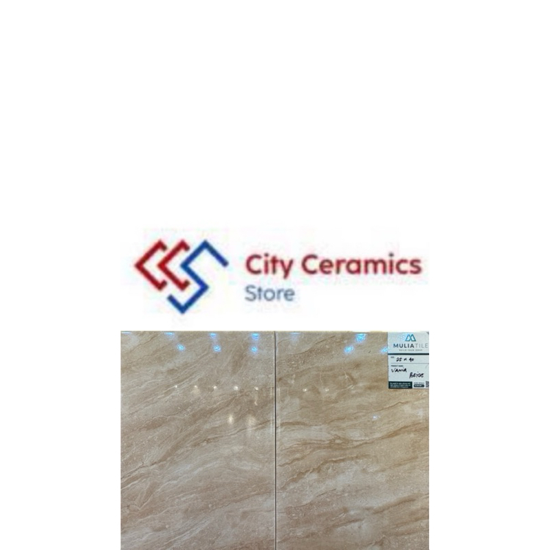 KERAMIK MULIA VANIA BEIGE 25x40