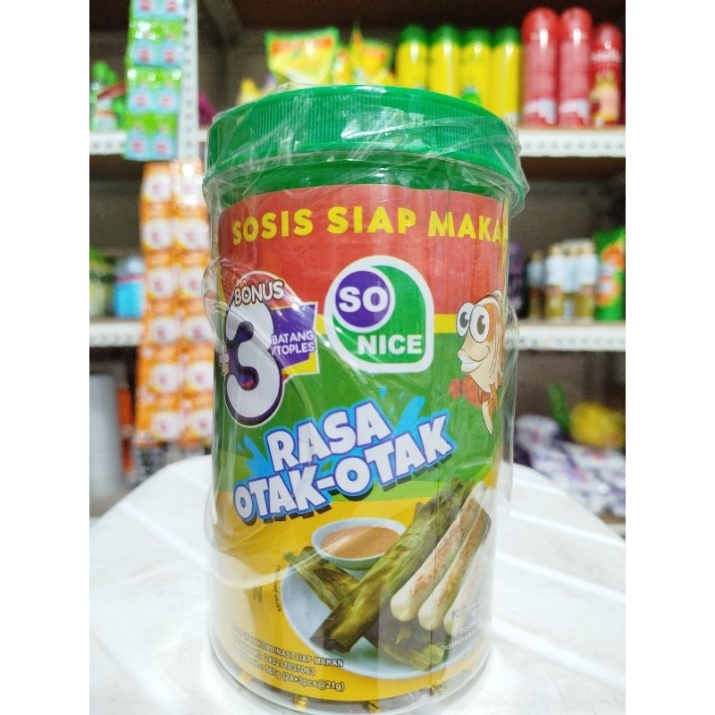 

Sosis So nice isi 27 pcs/Rasa otak-otak/sosis siap saji/Sosis