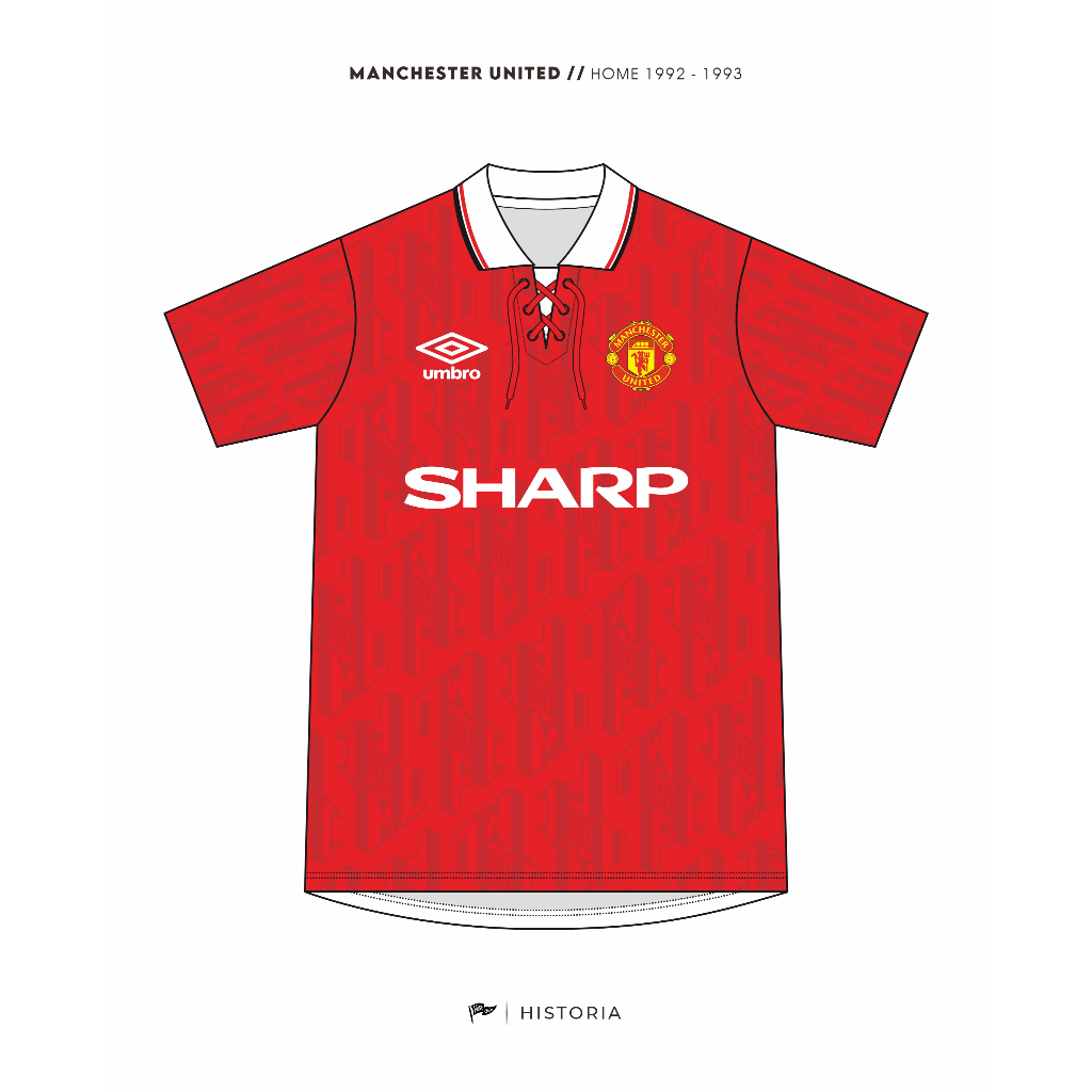 [Historia] Jersey Replika Manchester United Home 1992 - 1993