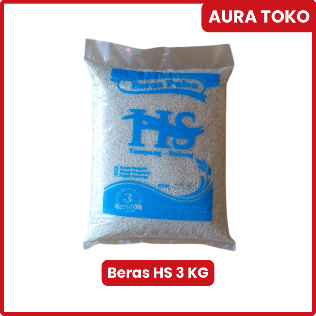 

HS Beras 3 KG | Beras Premium Punel | Beras Kemasan 3 kg