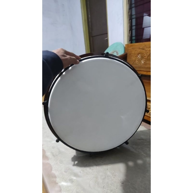 BASS TANGAN HADROH kulit 16inci  40CM