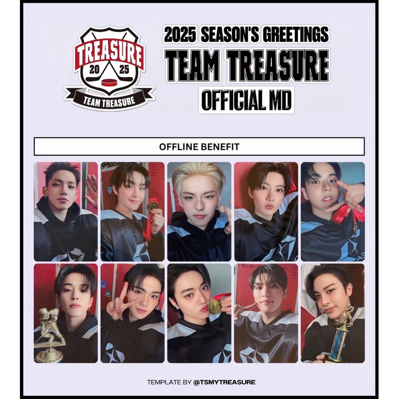 Treasure photocard offline benefit md sg25 asahi