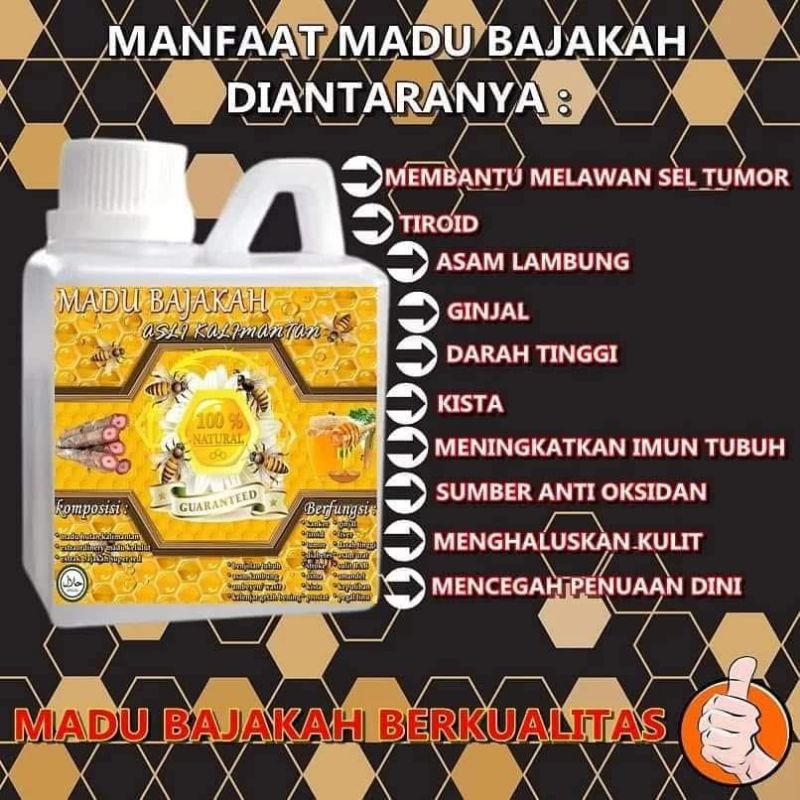 

Madu bajakah asli Kalimantan ukuran 400gr