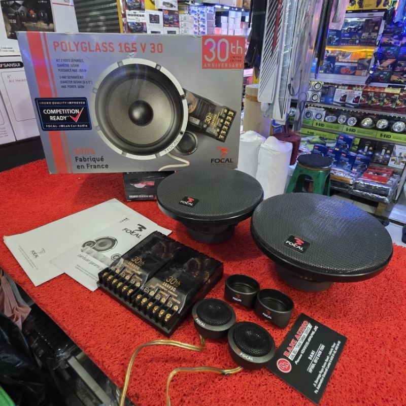 Speaker FOCAL POLYGLASS 165 V 30 Limited Edition 30th Speaker Two Way Made in France