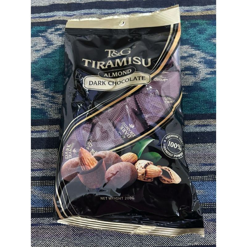 

T&T tiramisu almond dark chocolate
