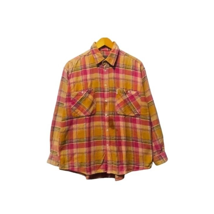 kemeja pria ceronias vintage bahan flanel warna asik streer style