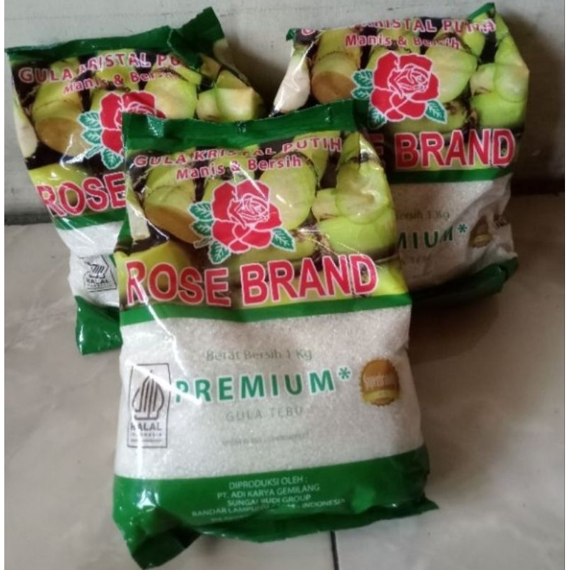 

Gula Rose Brand 3pcs Kemasan 1 Kg