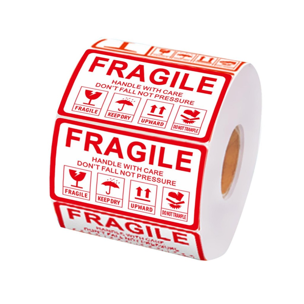 

Promo 1000 Pcs 60 X 40 mm Fragile Sticker Label Fragile Sticker Label Sticker Fragile Sticker