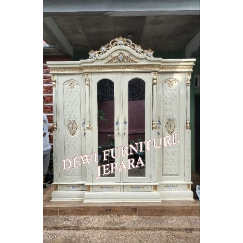 lemari pakaian jati lemari pakaian ukiran mewah furniture Jepara