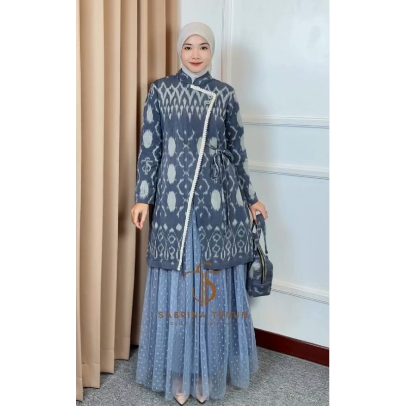 SABRINA TENUN - CESIA TUNIK TENUN PREMIUM (BISA DIBELI DENGAN ROK NYA)