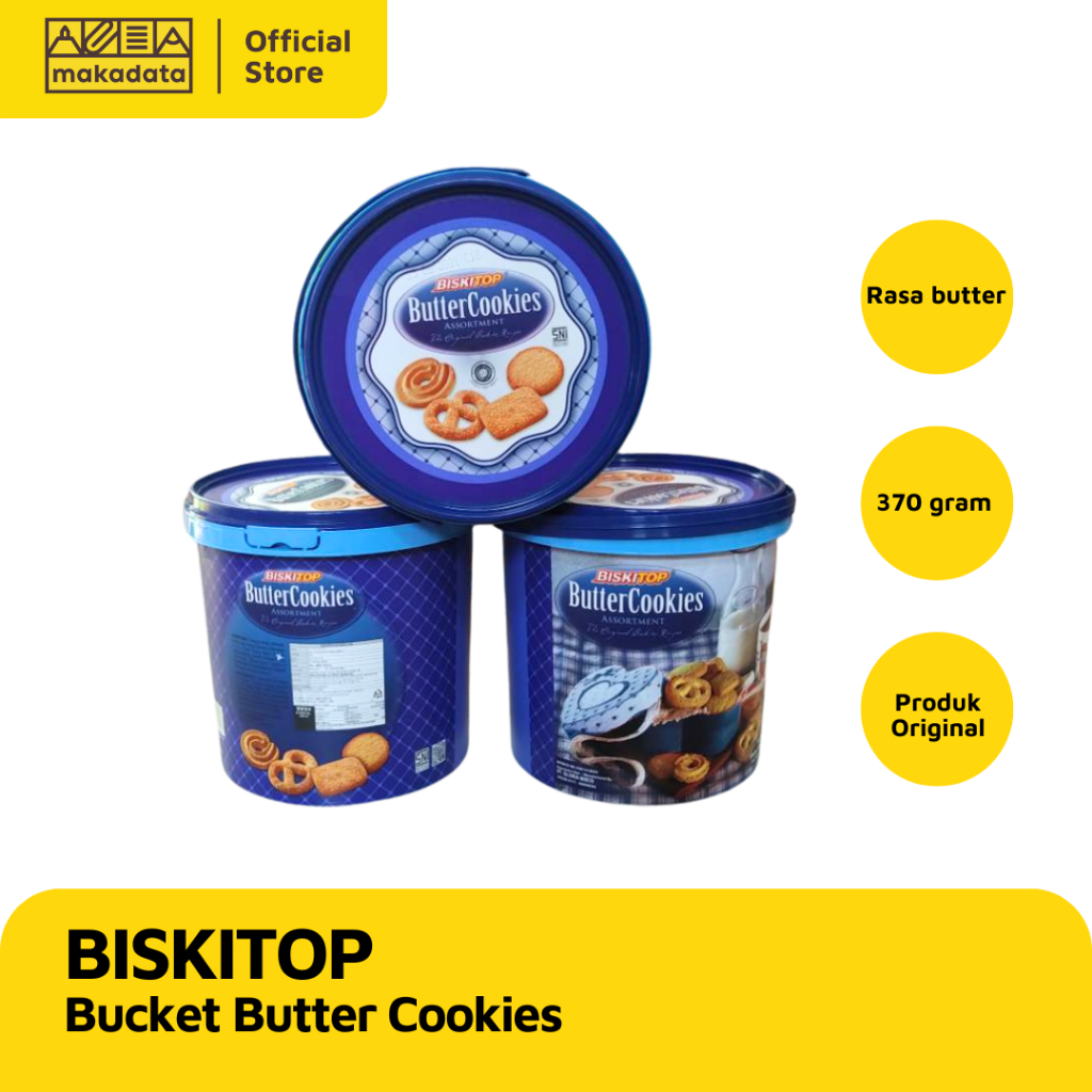 

BISKITOP BUCKET BUTTER COOKIES 370 GR MURAH