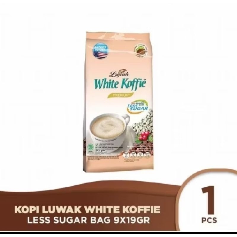 

Luwak White Koffie kopi original 9 x 20gr