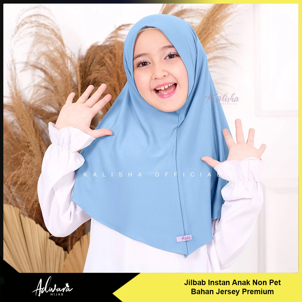 Jilbab Instan Anak Perempuan Jersey Non Pet PREMIUM