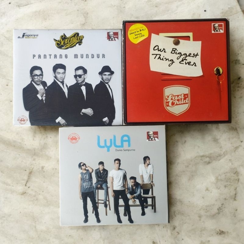 Paket 3 CD Original (Seventeen, Last Child, Lyla)