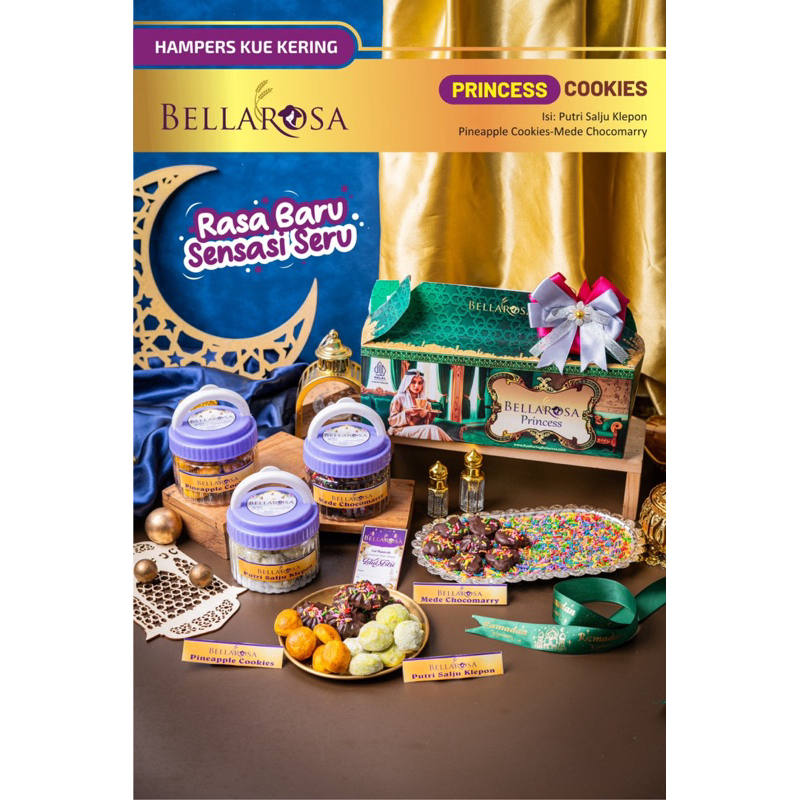 

bellarosa kue kering paket princess Parsel kue Lebaran Hampers